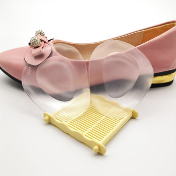 Front Half Pad Silicone Forefoot Pad Arch Massage Thickened Shock Absorbing Half Size Pad Anti-Slip Anti-Pain Pad for High Heels
