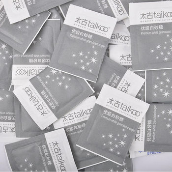 Taikoo high quality white sugar Coffee Mate sugar package seasoning sugar Small Package 5G * 100 bags coffee sugar