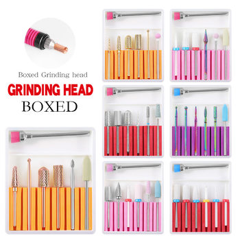 Russian-style Pre-treatment Exfoliating Ceramic Nail Grinding Nail Dispel Tungsten Steel Grinding Head Nail Grinding Machine suit