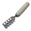 Stainless steel fish scale brush wooden handle fish scale scraper kitchen tool fish scale scraper good helper factory wholesale