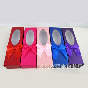 Rose Soap Bouquet Box with Window Packaging Umbrella Gift Box Lid and Base Teacher's Day Gift Box Chinese Style