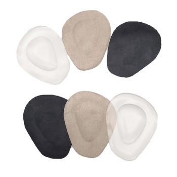 Water Drop Forefoot Pad Silicone Thickened Shock Absorbing Foot Arch Massage Front Half Pad High Heels Anti-Slip Anti-Wear PU Half Size Pad