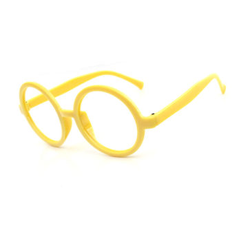 Large Color Korean Decorative Round Frame Glasses Empty Frame Aralei Harry Potter Round No Lens