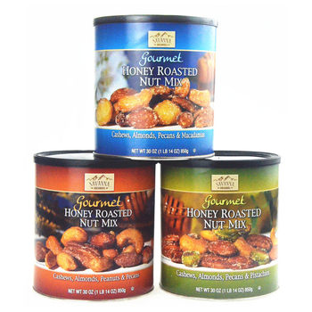 American Imported Nut Gift Jar Savanna Pistachio Honey Nut Mix California Nuts 850g