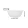 Cross-border wholesale outdoor bowl set pot tableware accessories portable pp transparent bowl camping barbecue mini plastic bowl
