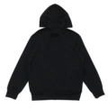 Front small red heart with velvet black