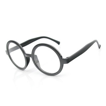 Large small size Korean Decorative Round Frame Glasses Empty Frame Alalei Harry Potter Round Plastic Without Lens