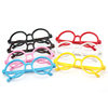 Large Korean Style Decorative Round Frame Glasses Empty Frame Alale Harry Potter Round Lensless Plastic