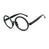 Large Korean Style Decorative Round Frame Glasses Empty Frame Alale Harry Potter Round Lensless Plastic