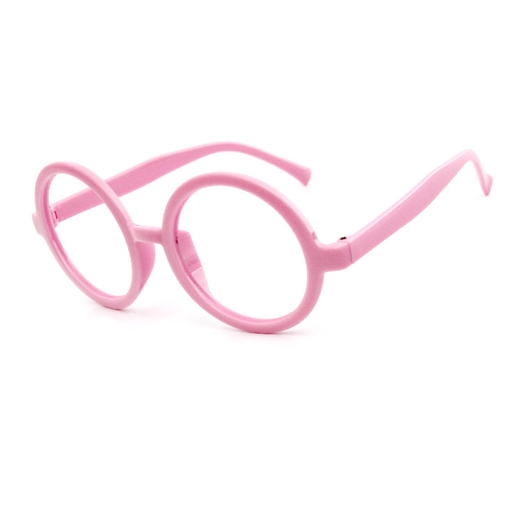 Large Korean Style Decorative Round Frame Glasses Empty Frame Alale Harry Potter Round Lensless Plastic