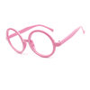 Large Korean Style Decorative Round Frame Glasses Empty Frame Alale Harry Potter Round Lensless Plastic