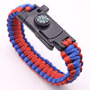 Paracord Bracelet Knife Fire Starter Multifunctional Wristband Camping Survival Adventure Emergency Bracelet Woven Handmade