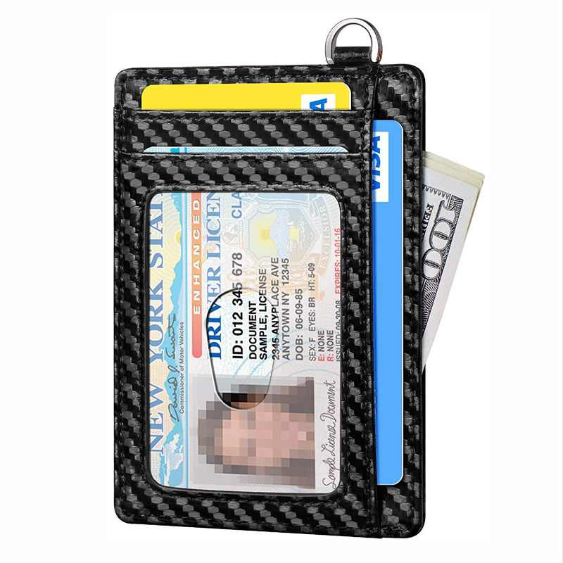 Amazon Card Holder Export Men's Rfid Anti-Theft Brush European and American Card Holder Men's and Women's Cross-Border Card Holder