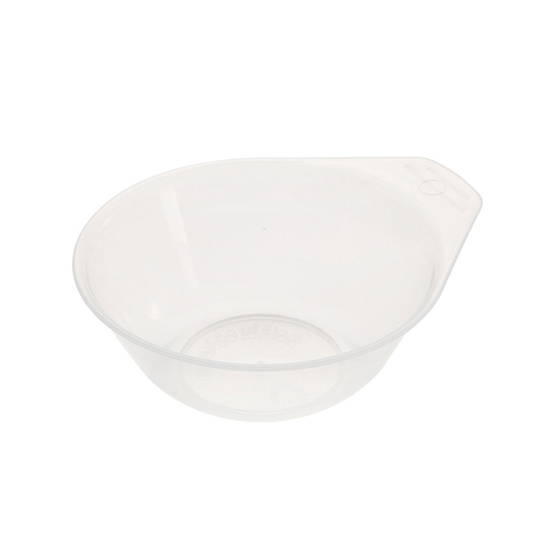 Cross-border wholesale outdoor bowl set pot tableware accessories portable pp transparent bowl camping barbecue mini plastic bowl