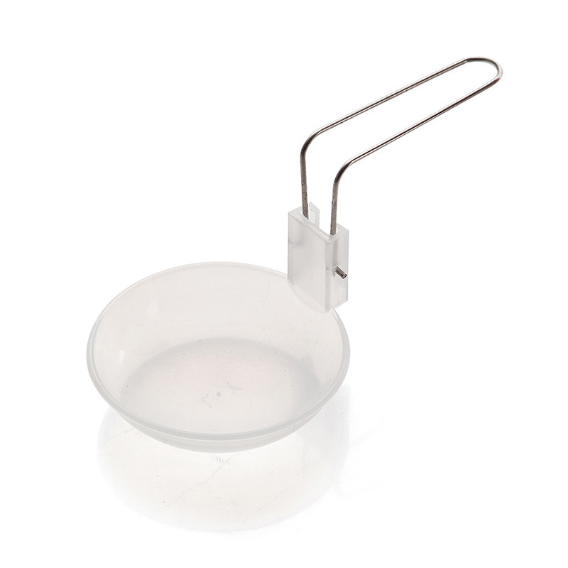 Cross-border wholesale outdoor bowl set pot tableware accessories portable pp transparent bowl camping barbecue mini plastic bowl
