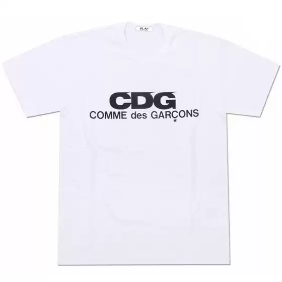 Japanese Style Trendy Brand PLAY Short-sleeved T-shirt Celebrity Internet Celebrity Same Style Base Shirt Men's and Women's Round Neck Pure Cotton Couple T-shirt