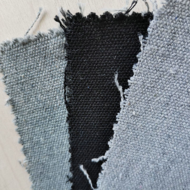 12 Gauge Black Canvas Gray Home Textile Fabric Thickened Cotton Fabric Sofa Cover Dyed Upholstery Fabric Home Textile