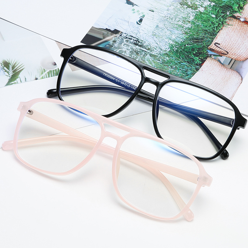 30004 New Korean Fashion Tr90 Glasses Frame for Men and Women, Anti-Blue Light Glasses Can Be Equipped with Myopia Glasses