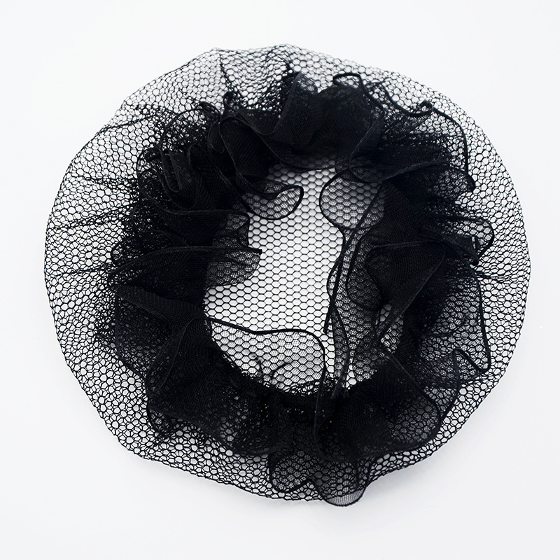 Ballet Test Grade Net Pocket Professional Flower Bud Invisible Hair Net Breathable Children's Dance Lace Super Stretch Net Hair Ring