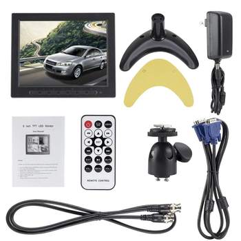 Monitor display 8 inch multi-function five-in-one input interface VGA AV HDMI BNC audio input