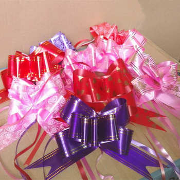 Wedding Garland festive supplies hand Garland ribbon wholesale wedding room living room decoration supplies Garland bow medium