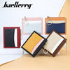 baellerry New High Sense Men's Multi-Card Small Men's Card Case Zipper Coin Purse Card Case