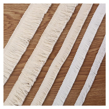 Spot supply cotton tassel lace wholesale clothing accessories multi-size row lace Crafts decorative belt