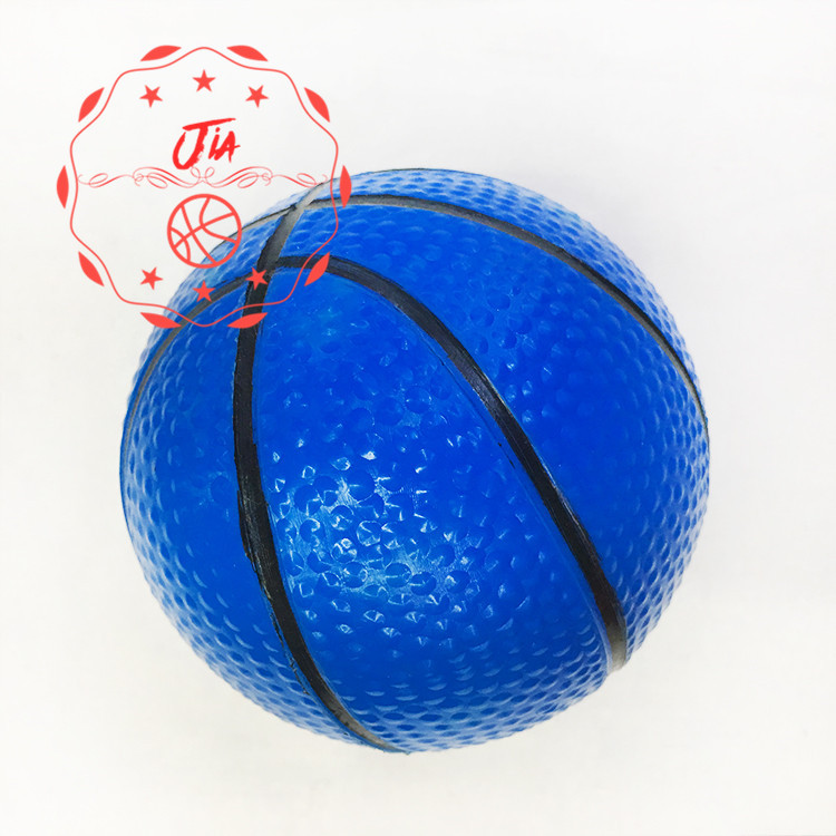 Factory pin 12cm fur ball children inflatable ball Small Basketball football kindergarten Pat Ball toy PVC ball