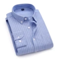 Blue and White Wide Stripe 609