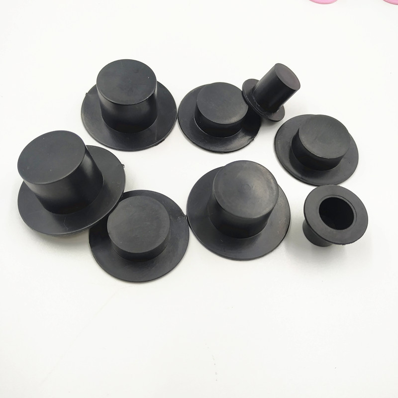 圣诞装饰品雪人帽迷你塑料小丑帽黑色魔法师高顶礼帽DIY娃娃配件