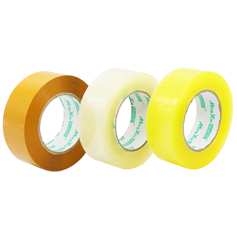 Transparent tape full width thick sealing packing tape high adhesive transparent tape wholesale express sealing tape