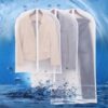 Clothes Dust Cover Wardrobe Hanging-Type Dress Set Long Coat Dust Bag Household Transparent Storage Stereo Overcoat Bag