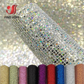A5/A4 small plaid colorful bright glitter PU leather DIY earrings handicraft luggage mobile phone case hairpin