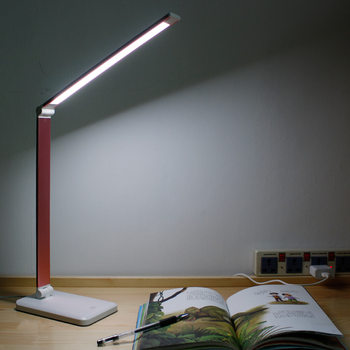 Desk Lamp Led USB Charging Amazon Cross-Border E-Commerce Dimmable Color-Adjustable Eye Protection Study Lamp Can Be Wirelessly Charged and Dimmable