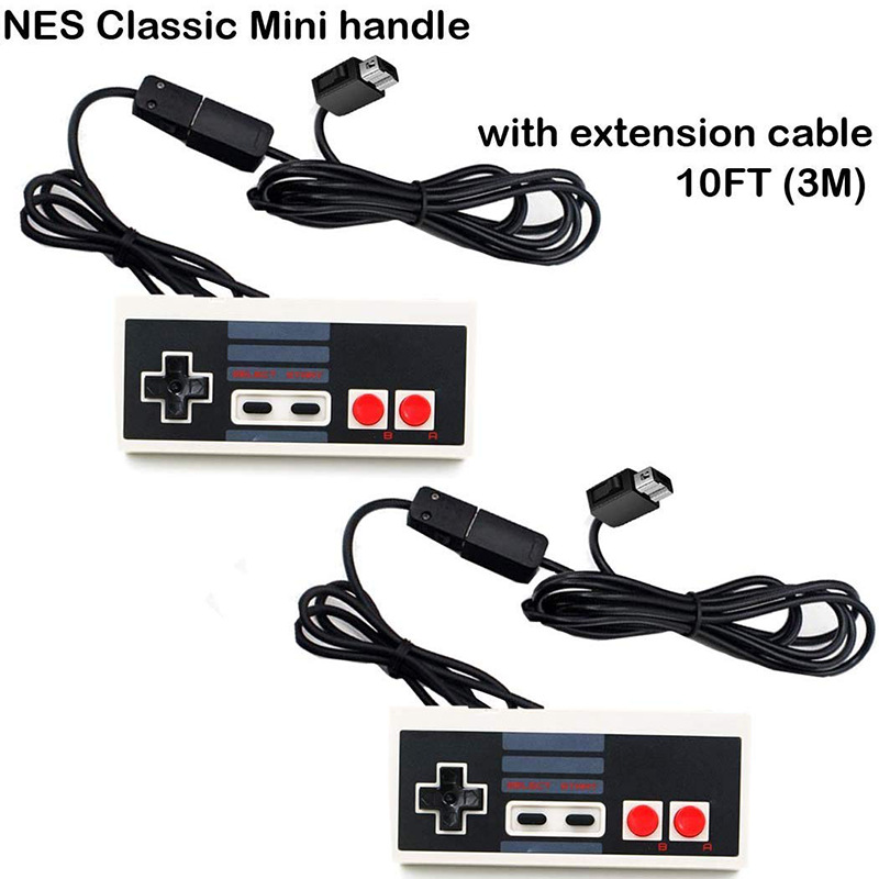 Nes Wired Game Controller Nes Retro Game Controller Red and White Console Long Cable 3m Nostalgic Direct Play Console Nesp