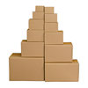 Chuangqin Packaging 1-12 Half High Carton Spot Thickened Rectangular Express Packaging Moving Postal Carton Carton