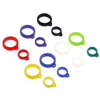 6mm8mm13mm16mm18mm20mm40mm Hanging Ring Silicone Ring Lanyard Silicone Buckle Milk Tea Cup Hanging Buckle