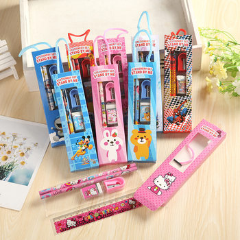 Pupils Pencil Stationery Combination Set School Supplies Kindergarten Children's Day Birthday Gift Prizes Wholesale