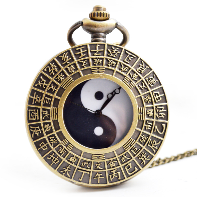 夏季动漫卡通怀表复仇者联盟石英表儿童项链怀表复古翻盖怀表批发