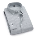 Gray and White Wide Stripe 612