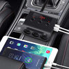 New Tr12 Car Cigarette Lighter One Drag Three with Switch Voltage Display 4Usb Charging 120W Fast Charging