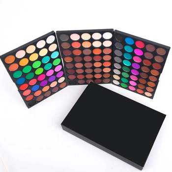 Cross-border exclusive makeup 120-color eyeshadow plate stage makeup Cosplay pearlescent matte Multi-Color Eyeshadow in stock wholesale
