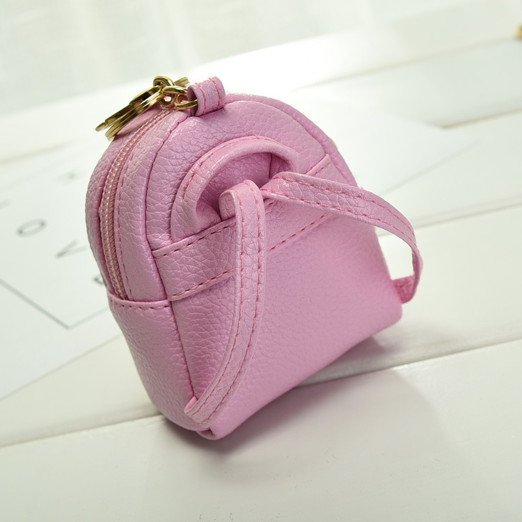 Student Small Wallet Female Internet Celebrity Small School Bag with Keychain All-In-One Coin Mini Coin Purse Versatile