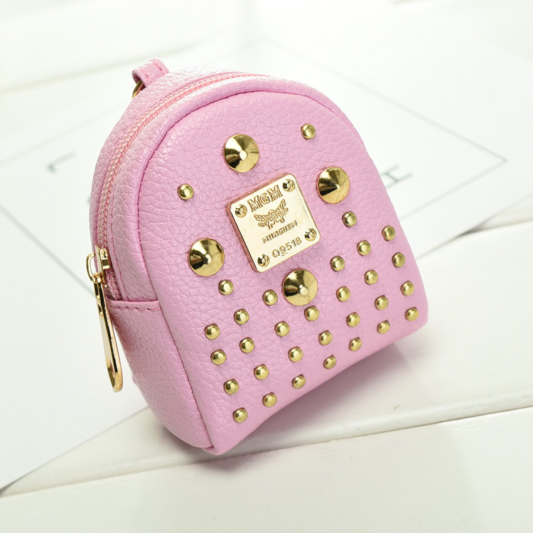 Student Small Wallet Female Internet Celebrity Small School Bag with Keychain All-In-One Coin Mini Coin Purse Versatile