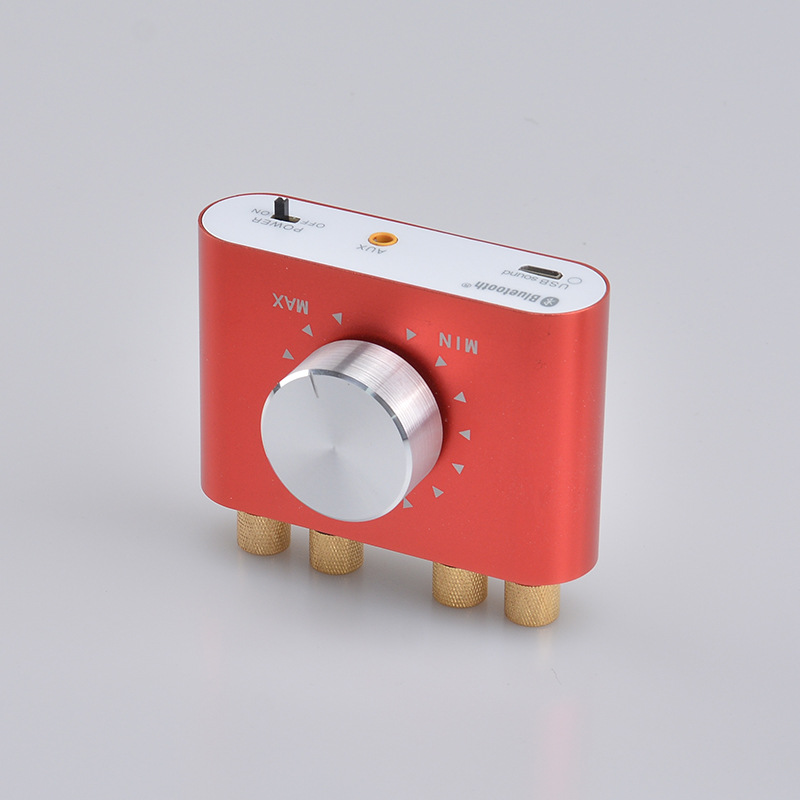 Foreign Trade Goods Source Zhida X25 Bluetooth Small Power Amplifier 12V-24v Digital Power Amplifier 100W Desktop Power Amplifier Finished Product