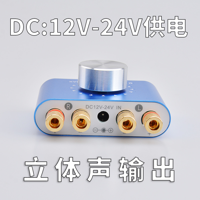 Foreign Trade Goods Source Zhida X25 Bluetooth Small Power Amplifier 12V-24v Digital Power Amplifier 100W Desktop Power Amplifier Finished Product