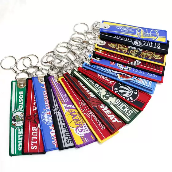 Lakers Warriors Basketball Express Ship Male Deer Gray Bear Keychain Basketball Personalized Creative Bag Casual Pendant Ornament