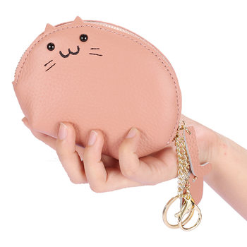 Cross-Border Creative Genuine Leather Coin Purse Women's Key Bag Simple Japanese Small Purse Mini Cute Niche Coin Purse
