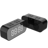 Новый светодиодный будильник подарочный Bluetooth беспроводной динамик мини-зеркало с экранными часами подарочная карта басовый звук