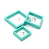 Colorful Transparent Pe Suspended Film Box in Stock Jewelry Badge Jewelry Display Packaging Box